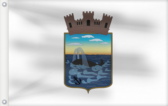 Drapeau, avec deux œillets métalliques et guindant renforcé : Maldonado Department Maldonado