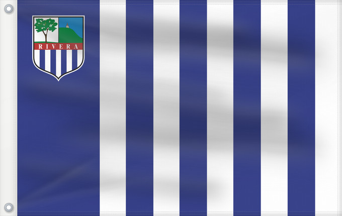Drapeau, avec deux œillets métalliques et guindant renforcé : Rivera Department	Rivera