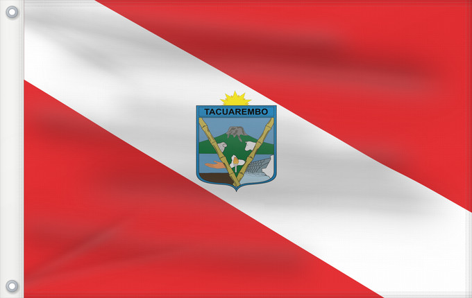 Drapeau, avec deux œillets métalliques et guindant renforcé : Tacuarembó