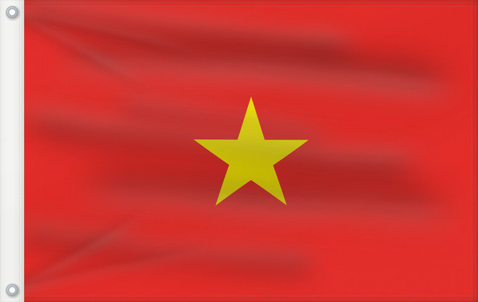 Flag, with two metal eyelets and reinforced hoist: Vietnam Viêt Nam Vietnã Vo Vietnam علم فيتنام Vietnamu Σημαία του Βιετνάμ Vjetnamio 越南國旗 Ye̍t-nàm koet-khì Vijetnama 越南の国旗 / ベトナムの国旗 Vietnam bayrağı / Вьетнам байрағы 越南의 國旗 / 베트남의 국기 Vietnam tuusu / Вьетнам туусу ທຸງຊາດຂອງປະເທດຫວຽດນາມ 越南之旗 Вьетнам төр