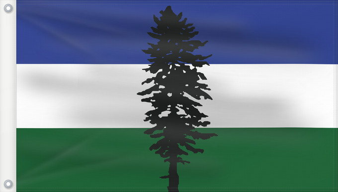 Drapeau, avec deux œillets métalliques et guindant renforcé : Cascadia