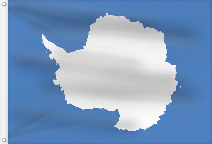 Bandera, con dos ojales metálicos y lado del asta reforzado: Proposed flag of Antarctica  Graham Bartram	One of several flag proposals for Antarctica	Antarctique	Un de varios banderas propuesta de Antártida	Flaggenvorschlag für die Antarktis	Una delle bandiere proposte per l Antartide	Vörslag för ene Flagg vun Anta