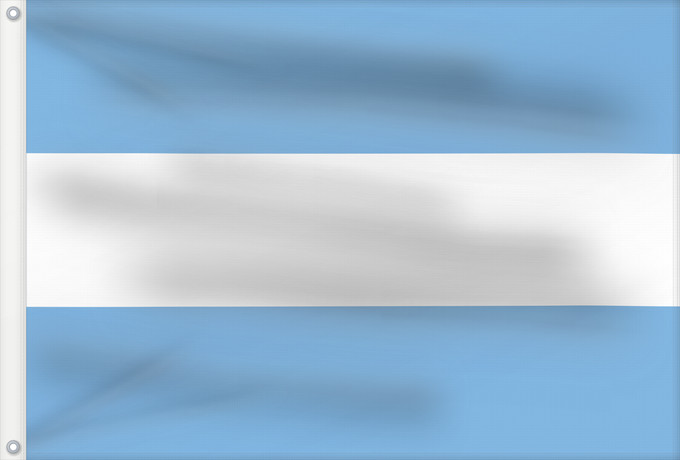 Bandera, con dos ojales metálicos y lado del asta reforzado: Argentina Argentin Argentinien Dell Argentina Argentinië Argentyny Argentine Argentiny Argentiinan Airgintín Argentíny