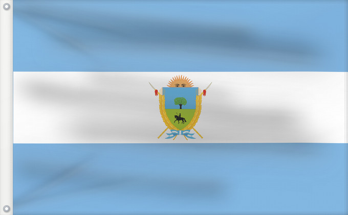 Drapeau, avec deux œillets métalliques et guindant renforcé : Provincia de La Pampa	La Pampa Province of Argentina	province de La Pampa	Provinz La Pampa	Provincia di La Pampa
