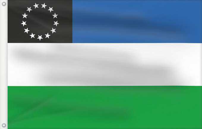 Drapeau, avec deux œillets métalliques et guindant renforcé : Provincia del Río Negro	Río Negro Province, Argentina	Province de Río Negro	Provincia del Río Negro, Argentina	Río Negro (Provinz)