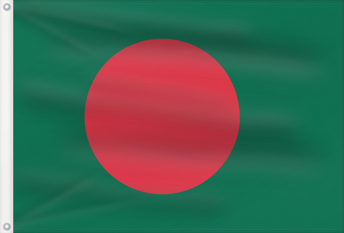 Flag, with two metal eyelets and reinforced hoist: Bangladesh Bangladesch علم بنغلاديش বাংলাদেশের জাতীয় পতাকা Bangladeshs Bangladeŝo Bangladeshin Le bengo lanci Флаг Бангладеш Bangladeša