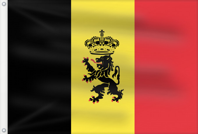 Drapeau, avec deux œillets métalliques et guindant renforcé : Belgium  civil	Belgium	Belgique	Bélgica	Belgien	Belgio