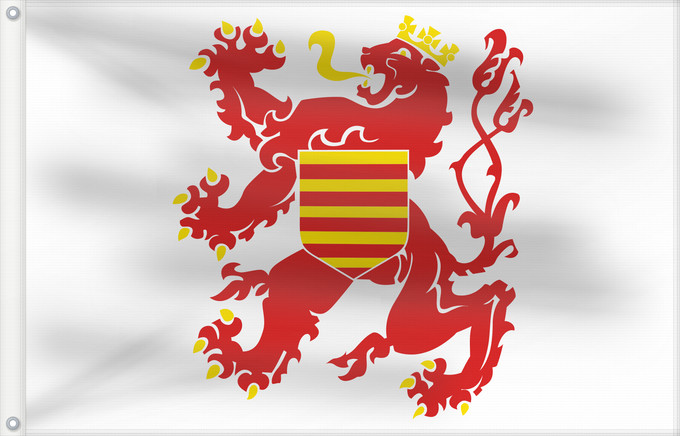 Drapeau, avec deux œillets métalliques et guindant renforcé : Limburg (nl)