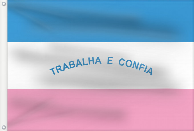 Flagge, mit zwei Metallösen und verstärktem Besatzband: Espírito Santo