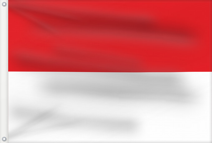 Flag, with two metal eyelets and reinforced hoist: Hesse Hessen Assia