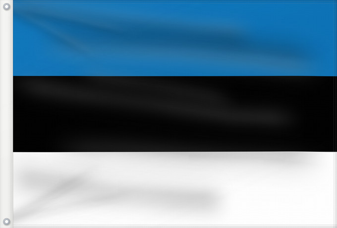 Drapeau, avec deux œillets métalliques et guindant renforcé : Estonia L Estonie Estland Estone Estónia Estonii Сцяг Эстоніі Национално знаме на Естония Estonská vlajka Σημαία της Εσθονίας Eesti lipp پرچم کشور استونی Viron HEastóine Észtország エストニアの国旗 ესტონეთის დროშა Estijos Igaunijas Знаме на Естонија Estoniei Флаг