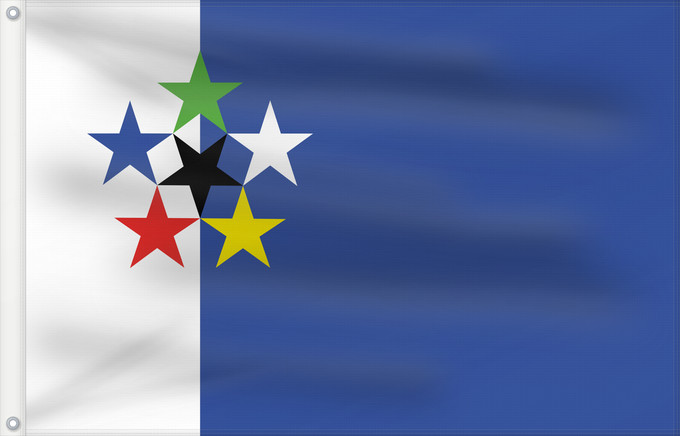 Bandera, con dos ojales metálicos y lado del asta reforzado: FOTW Flags of the World FOTW , based from http //www FOTW (Flags of the World) Die offizielle Flagge von Flags of the World