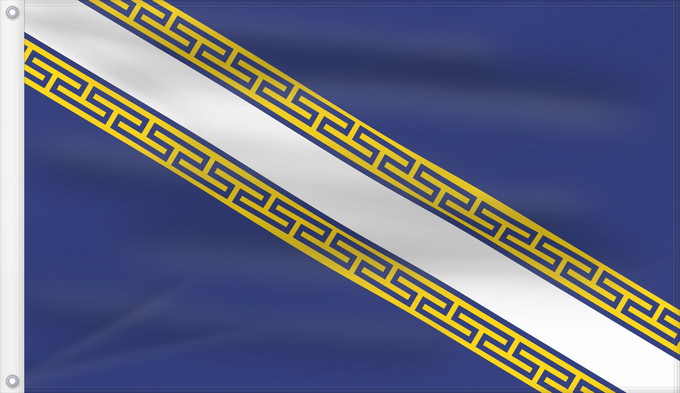 Drapeau, avec deux œillets métalliques et guindant renforcé : Champagne-Ardenne	Region Champagne-Ardenne in France	Région Champagne-Ardenne en France	Champaña-Ardenas