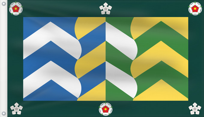Flag, with two metal eyelets and reinforced hoist: Cumbria