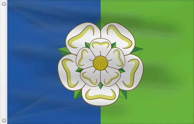Flag, with two metal eyelets and reinforced hoist: East Riding of Yorkshire