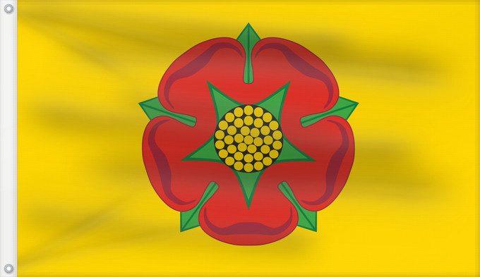 Drapeau, avec deux œillets métalliques et guindant renforcé : Lancashire