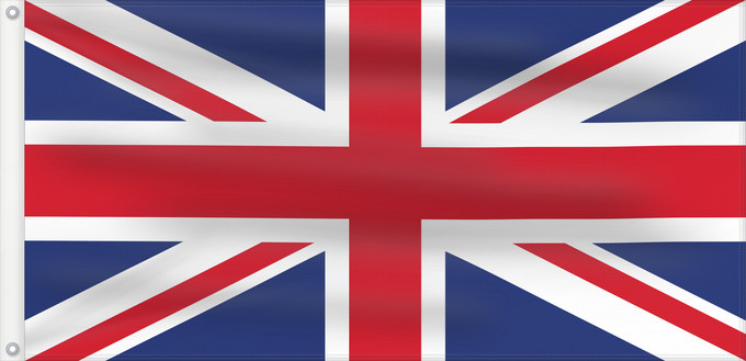 Bandera, con dos ojales metálicos y lado del asta reforzado: Northern Ireland