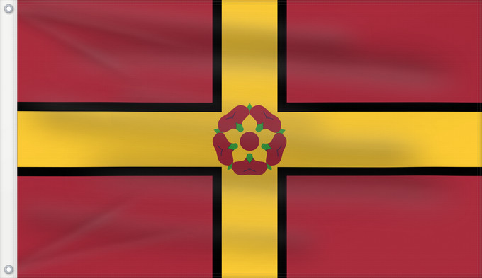 Flag, with two metal eyelets and reinforced hoist: Northamptonshire Historic county of Northamptonshire