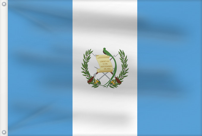 Bandera, con dos ojales metálicos y lado del asta reforzado: Guatemala	Guatemala, official since 1871	Guatemala, officiel depuis 1871	Guatemala, official desde 1871	Watimala wiphala	Guatemala, oficial des de 1871	Guatemalas	Guatemalo	Guatemalako bandera	Gwatemala	In pāmitl Cuauhtēmallān	Watimala unancha	Флаг Гватем