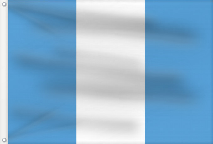 Flag, with two metal eyelets and reinforced hoist: Civil Ensign of Guatemala Guatemala Civil de Guatemala