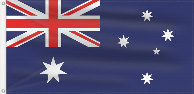 Drapeau, avec deux œillets métalliques et guindant renforcé : Heard Island and McDonald Islands