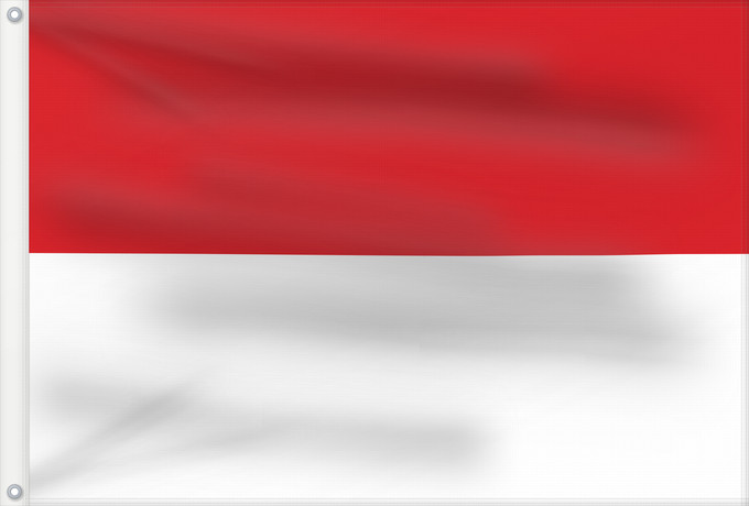 Flag, with two metal eyelets and reinforced hoist: Indonesia Indonésie Indonesien