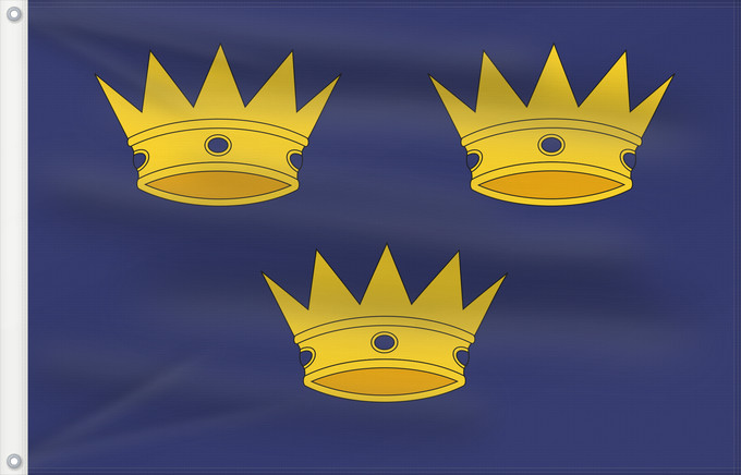 Bandera, con dos ojales metálicos y lado del asta reforzado: Munster