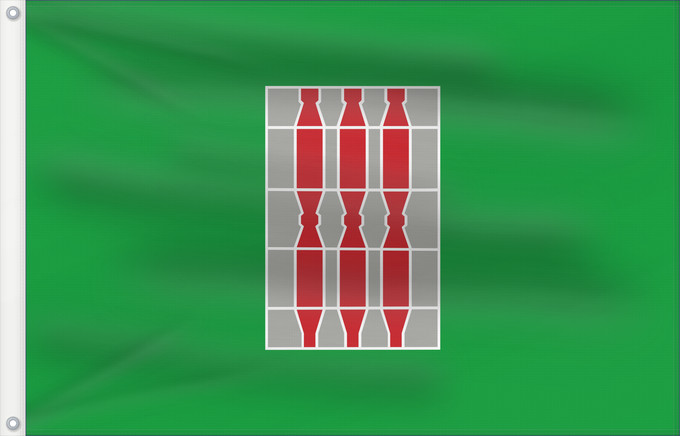 Drapeau, avec deux œillets métalliques et guindant renforcé : Umbria Italian region Umbria Région de l'Ombrie Regione italiana Umbria