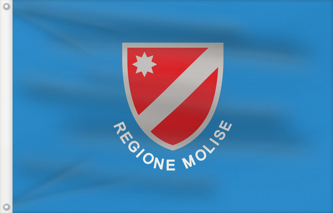 Drapeau, avec deux œillets métalliques et guindant renforcé : Molise Italian region Molise Regione italiana Molise