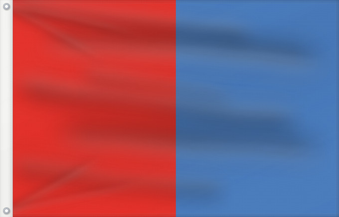 Drapeau, avec deux œillets métalliques et guindant renforcé : Catania	Catane
