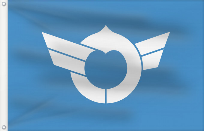 Drapeau, avec deux œillets métalliques et guindant renforcé : Shiga Prefecture	Shiga Prefecture, Japan	Préfecture de Shiga	Shiga	Präfektur Shiga, Japan	滋賀県県旗	Флаг префектуры Сига  Япония	Прапор префектури Сіґа  Японія