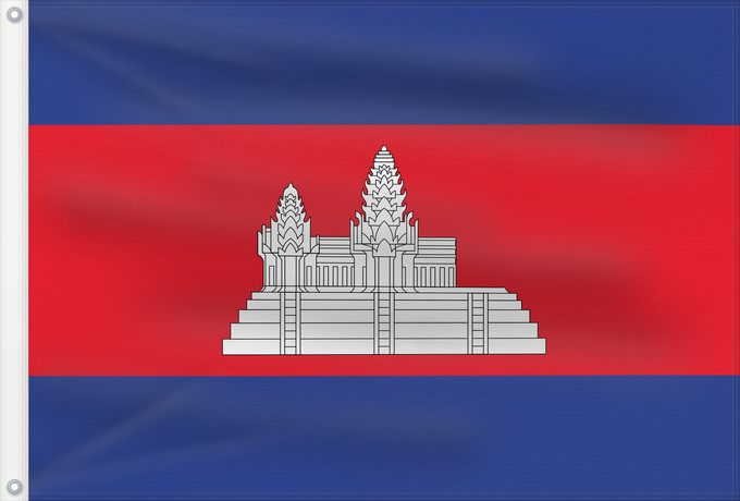 Bandera, con dos ojales metálicos y lado del asta reforzado: Cambodia	Cambodge	Camboya	Kambodscha	Cambogia	Cambodja	علم كمبوديا	কম্বোডিয়ার পতাকা	Kamboĝo	​柬埔寨國旗/Kán-pu-chhài koet-khì	ទង់ជាតិកម្ពុជា	ທຸງຊາດກຳປູເຈຍ	​柬埔寨之國旗	Камбоджа	Kambodže	Kambodjas	ธงชาติกัมพูชา	Quốc kỳ Campuchia	柬埔寨國旗	​柬埔寨国旗	​柬埔寨國旗	​Kampuchea ê kî-