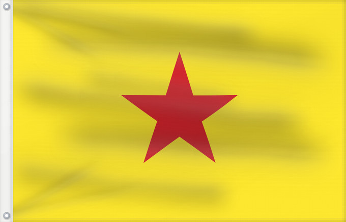 Drapeau, avec deux œillets métalliques et guindant renforcé : Mohéli