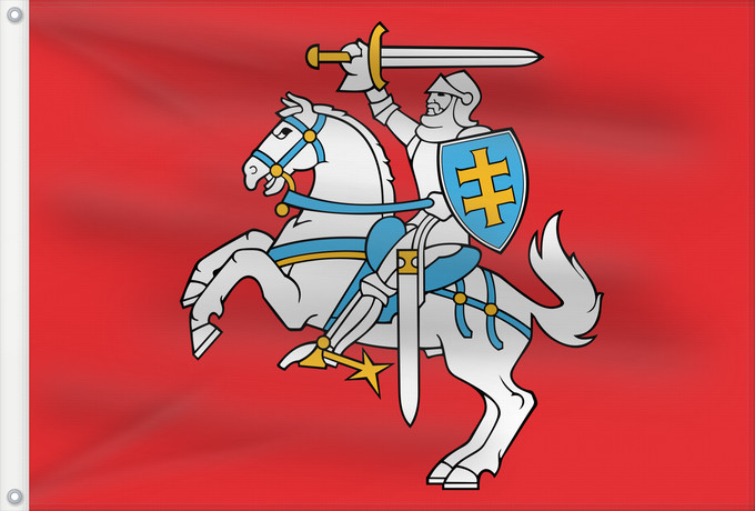 Flag, with two metal eyelets and reinforced hoist: Lithuania Lituanie Lituania Litauen Lituana Litouwen Lituânia Litwy Litevská vlajka Litauens Litovio Leedu lipp Liettuan Liotuáine Litve Litvánia Lietuvas Tal-Litwanja Lituaniei Litvy