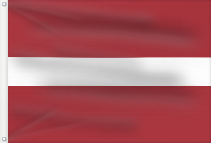Flag, with two metal eyelets and reinforced hoist: Latvia Lettonie Letonia Lettland Lettone Letland Letónia Łotwy Сьцяг Латвіі Национално знаме на Латвия Lotyšská vlajka Letlands Σημαία της Λεττονίας Latvio Läti lipp Latvian Laitvia Latvije Lettország ლატვიის დროშა Latvijos Latvejas karūgs Latvijas Tal-La