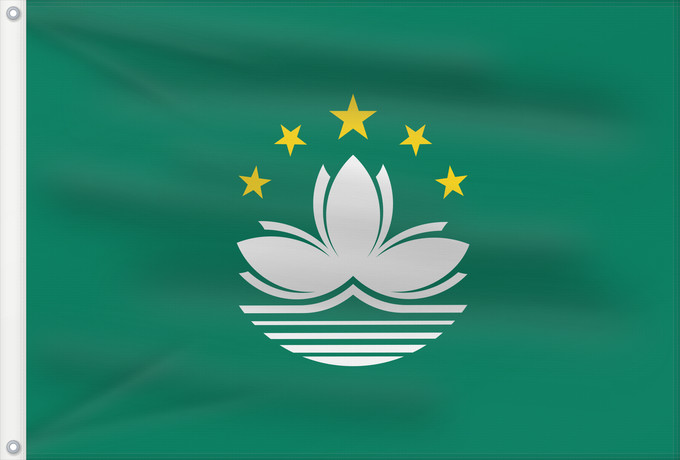 Bandera, con dos ojales metálicos y lado del asta reforzado: Macau	Macao	Região Administrativa Especial de Macau	​澳門特別行政區區旗 / Ó̤-muòng Dĕk-biék Hèng-céng-kṳ̆ kṳ̆-gì	Macaa	​澳門特別行政區區旗	​澳門特別行政區區旗 / Àu-mûn Thi̍t-phe̍t Hàng-tsṳn-khî khî-khì	マカオの旗	Aumın	마카오의 旗 / 마카오의 기	​澳門特別行政區之區旗	Флаг Макао	Makao	ئاۋمېن بايرىقى	Прапор А