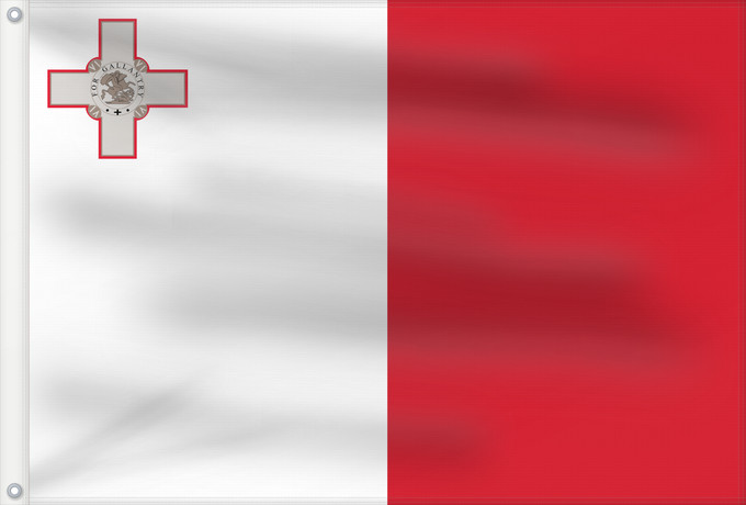 Flag, with two metal eyelets and reinforced hoist: Malta Malte Сцяг Мальты Maltas Ta Malta Флаг Мальты Прапор Мальти
