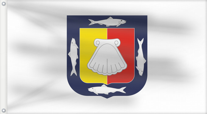 Bandera, con dos ojales metálicos y lado del asta reforzado: Baja California Sur	Basse-Californie du Sud	Baja California Sur 