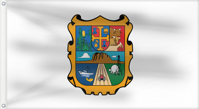 Drapeau, avec deux œillets métalliques et guindant renforcé : Tamaulipas