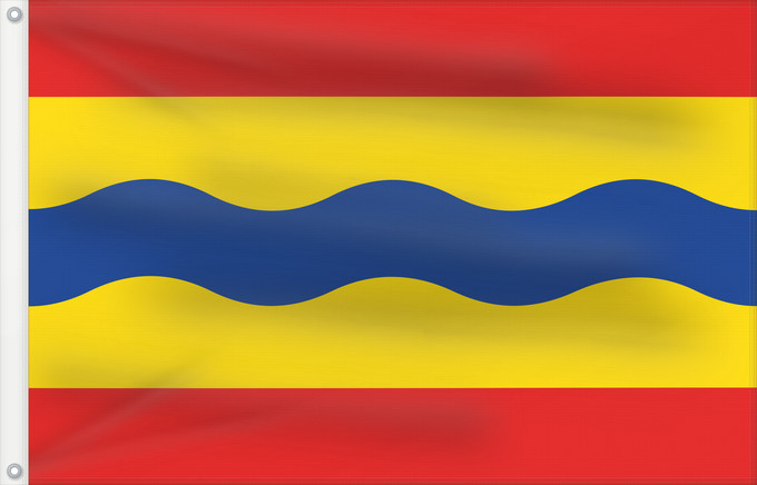 Bandera, con dos ojales metálicos y lado del asta reforzado: Overijssel	Province Overijssel	Overijsselse vlag
