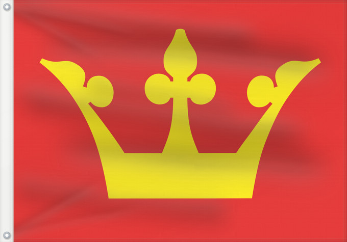 Flag, with two metal eyelets and reinforced hoist: Vestfold	County of Vestfold, Norway	comté de Vestfold