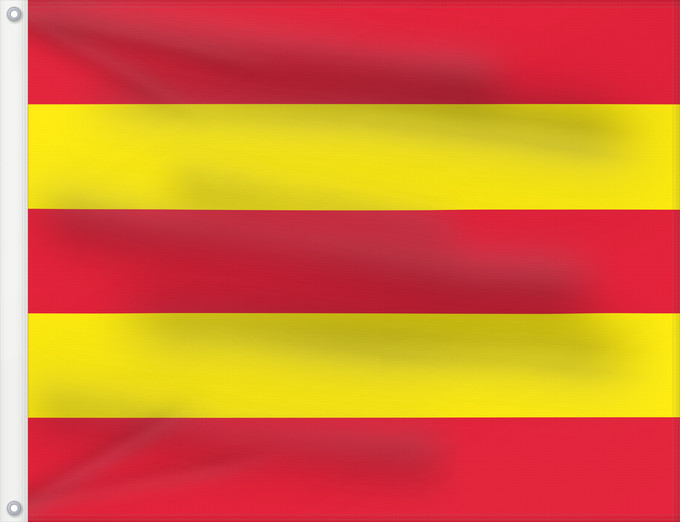 Flag, with two metal eyelets and reinforced hoist: Aust-Agder Former county of Aust‐Agder, Norway comté d’Aust-Agder