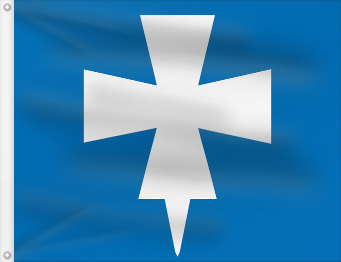 Flag, with two metal eyelets and reinforced hoist: Rogaland	County of Rogaland, Norway	comté de Rogaland