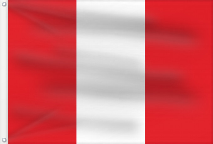 Flagge, mit zwei Metallösen und verstärktem Besatzband: Peru Pérou Perú Perù Piruw wiphala Perus Piruwpa unanchan Флаг Перу