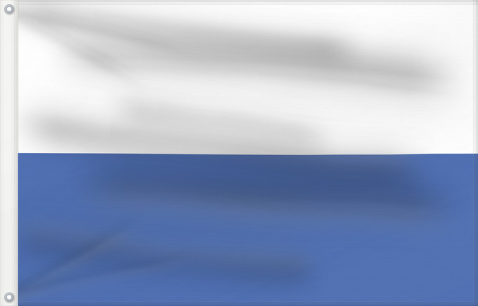 Flag, with two metal eyelets and reinforced hoist: Krakow