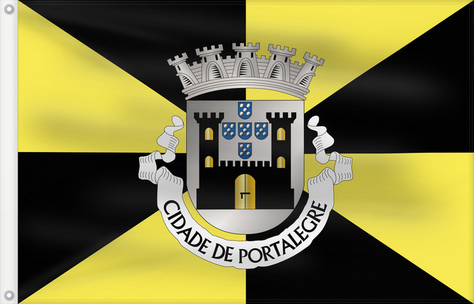 Flag, with two metal eyelets and reinforced hoist: Portalegre
