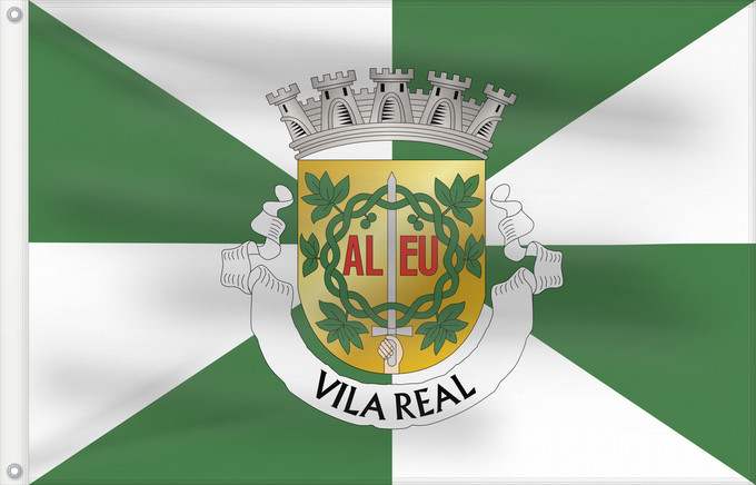 Drapeau, avec deux œillets métalliques et guindant renforcé : Vila Real