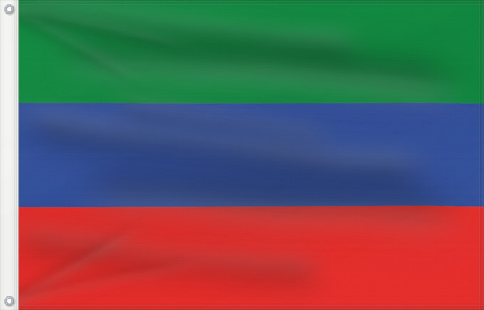 Drapeau, avec deux œillets métalliques et guindant renforcé : FlagofDaghestan	Dagestan	République du Daguestan	República de Daguestán	 Republik Dagestan	Repubblica del Daghestan
