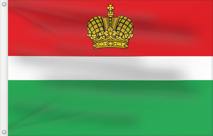 Drapeau, avec deux œillets métalliques et guindant renforcé : Kaluga Oblast	Oblast de Kalouga	Óblast de Kaluga	Oblast Kaluga