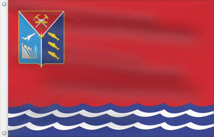 Drapeau, avec deux œillets métalliques et guindant renforcé : Magadan Oblast	oblast de Magadan	Óblast de Magadán	Oblast Magadan